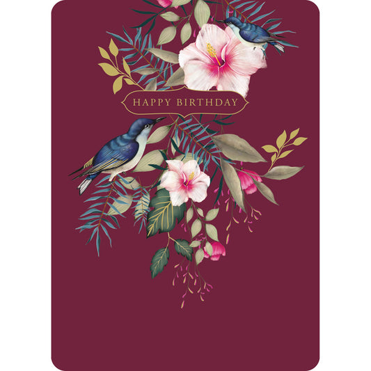 Botanical Blooms Card Collection - Blue Birds