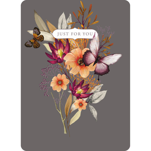 Botanical Blooms Card Collection - Orange Floral
