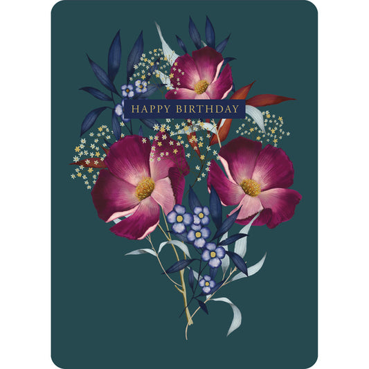 Botanical Blooms Card Collection - Pink & Blues