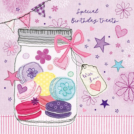 The Sewing Box Card Collection - Treat Jar