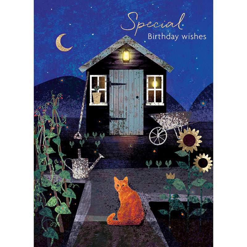Lantern Lights Card Collection - Cat & Shed