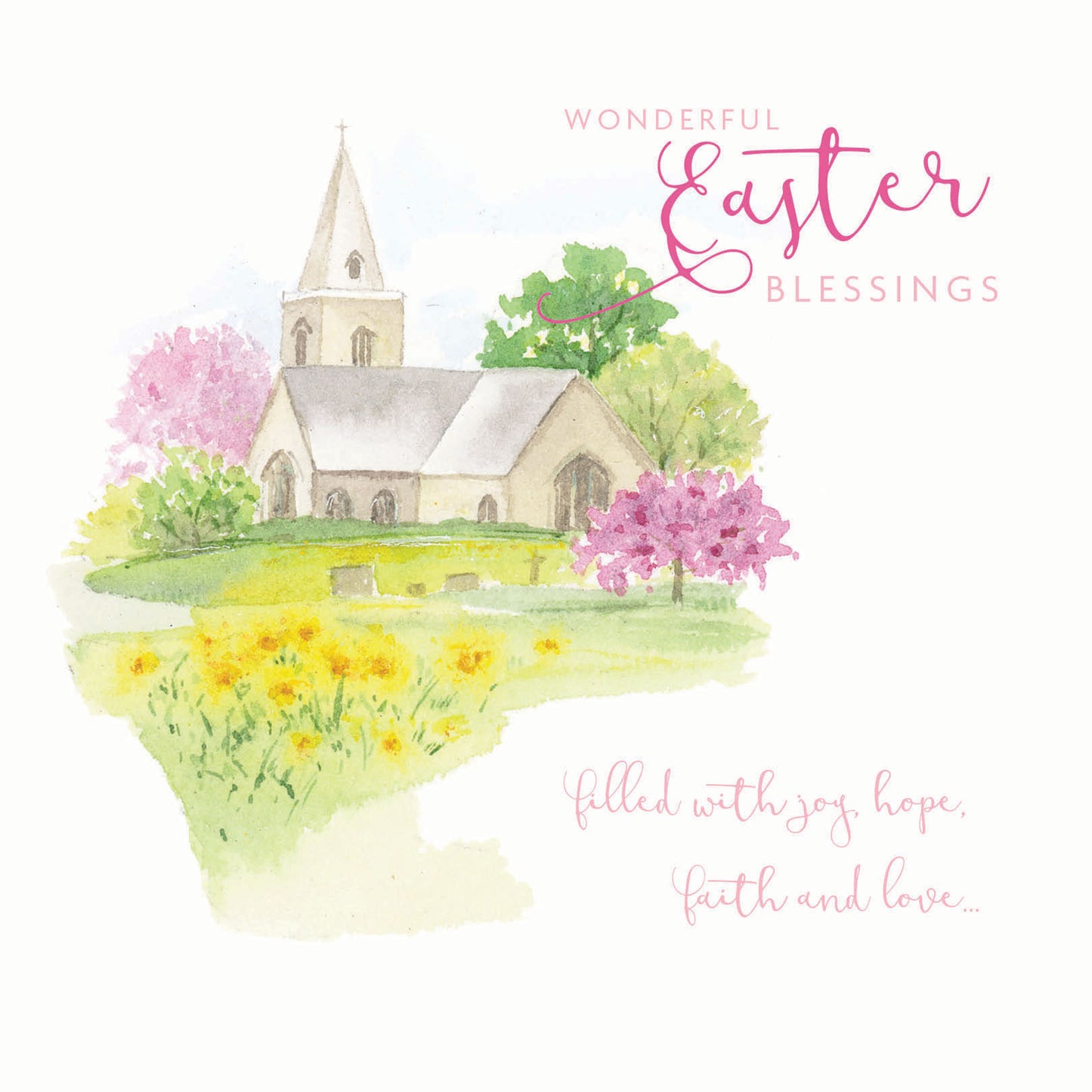 Easter 5 Card Pack - Blossom Church