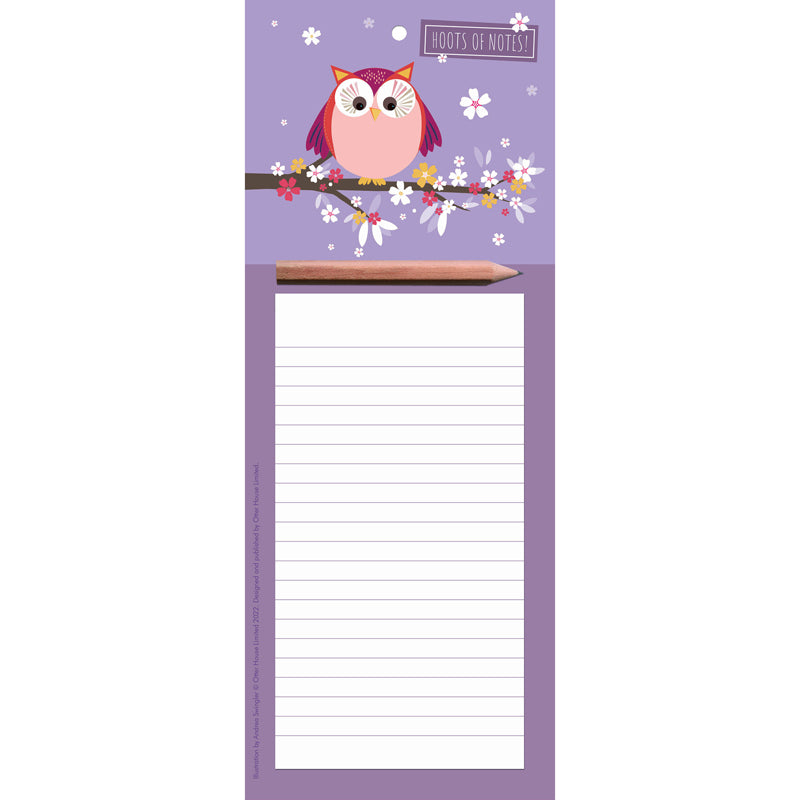 Magnetic Memo Pad - Little Owl