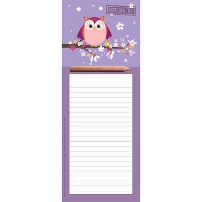 Magnetic Memo Pad - Little Owl