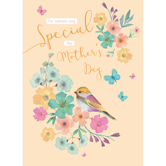 Mother's Day Card - Yellow Floral