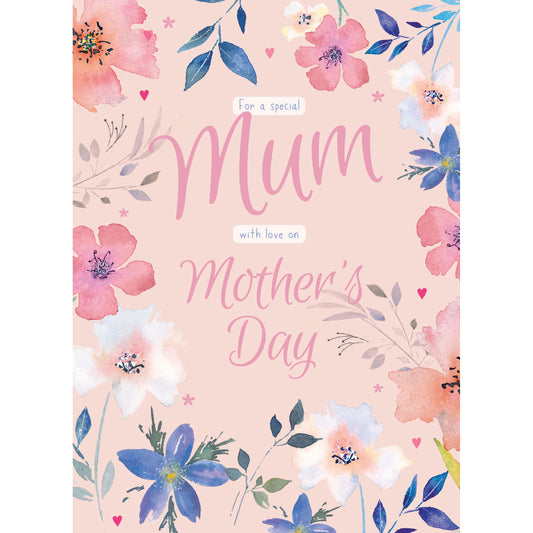 Mother's Day Card - Watercolour Floral