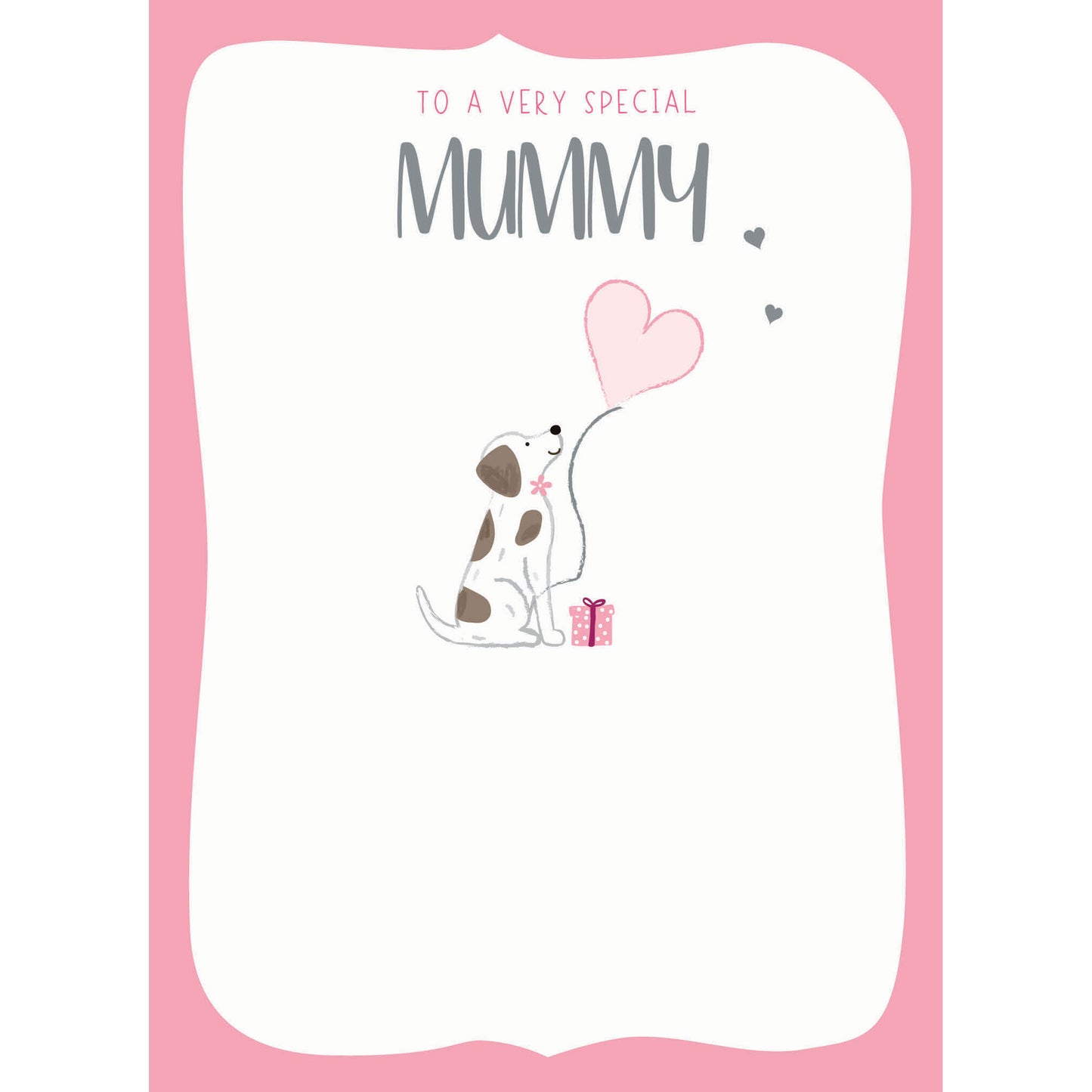 Mother's Day Card - Dog & Balloons