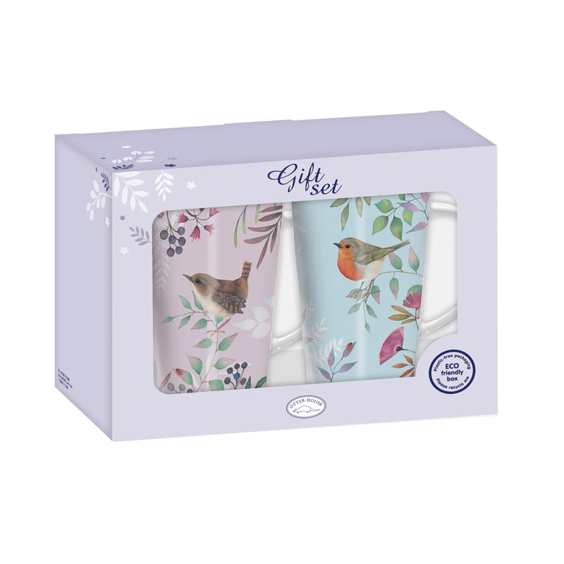 Christmas Gift Box - Vintage Garden - Blue & Lilac Floral