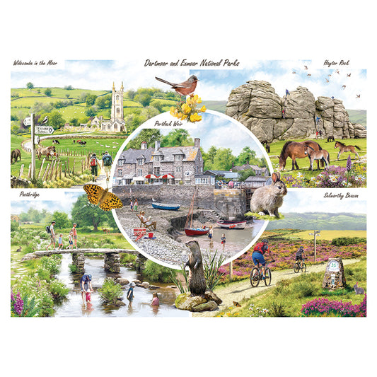 Dartmoor/Exmoor National Park - 1000 Piece Jigsaw Puzzle