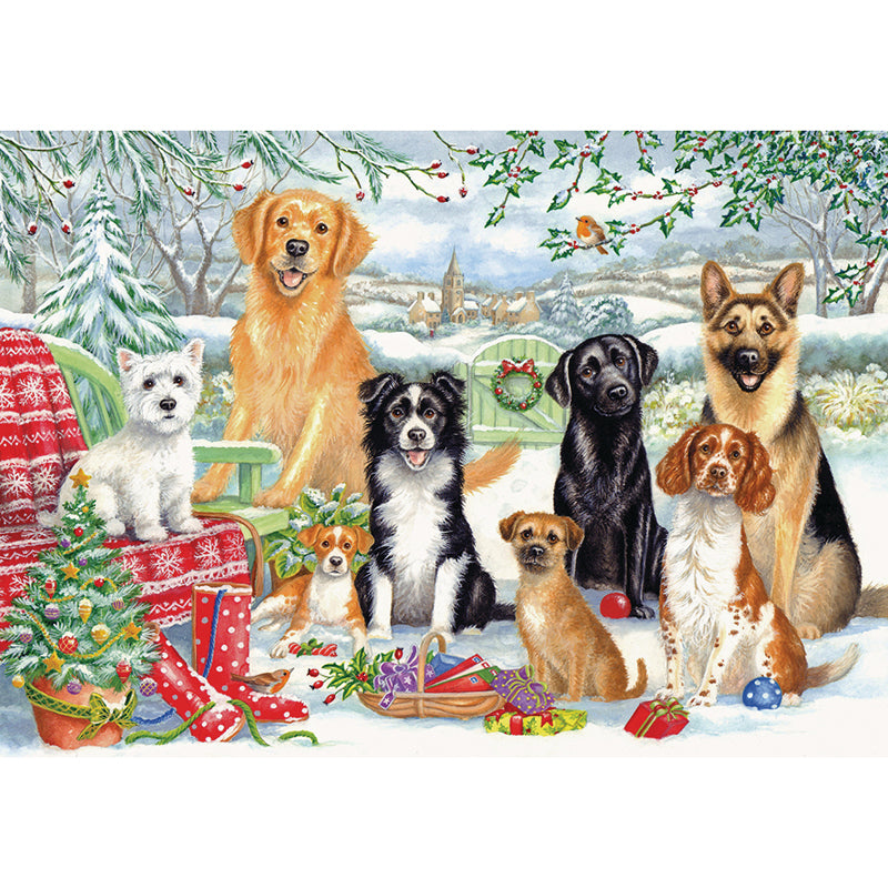 Christmas waiting Patiently - 1000 Piece Jigsaw Puzzle