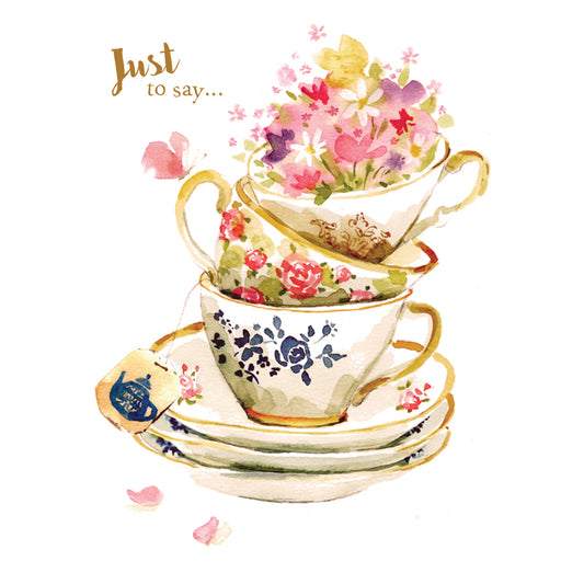 Mini Notecard Pack (6 Cards) - Time For Tea