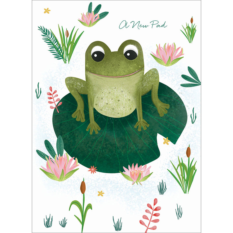 New Home Card - Frog New Pad