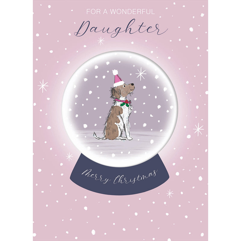 Christmas Card (Single) - Daughter - Dog