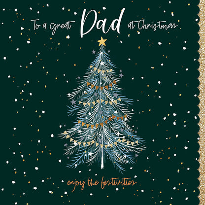 Christmas Card (Single) - Dad - Christmas Tree