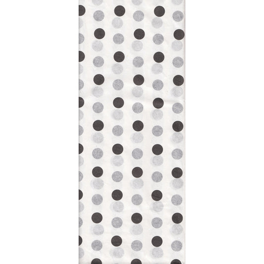 Tissue Pack - Black Dots (3 Sheets)