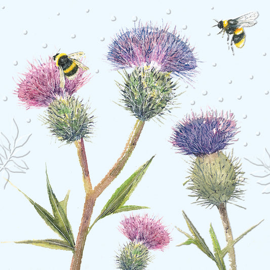 Beautiful Blooms Card Collection - Thistles