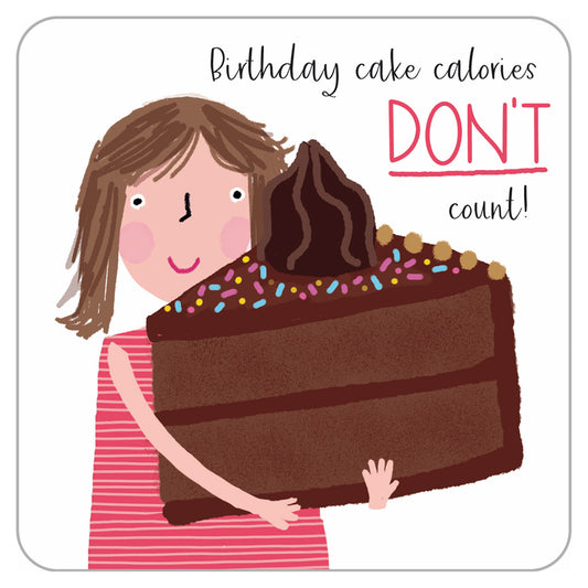 Bottom's Up! Card Collection - Birthday Calories Don't Count