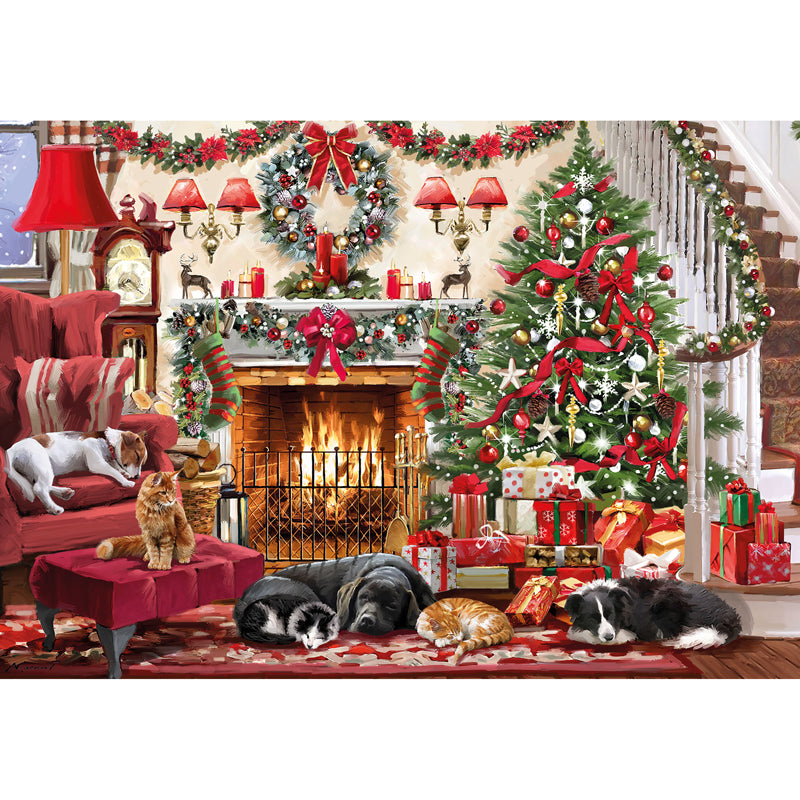 Around The Tree - 500 Piece Jigsaw Puzzle