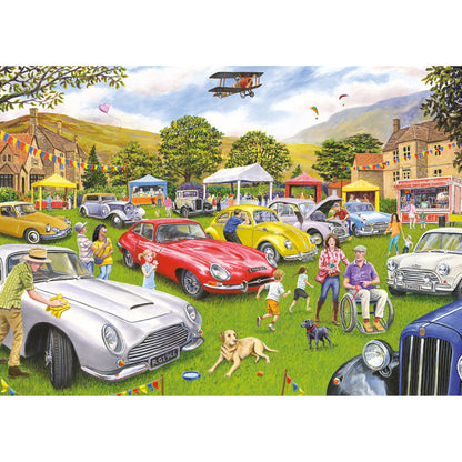 Village Motor Show - 1000 Piece Jigsaw Puzzle