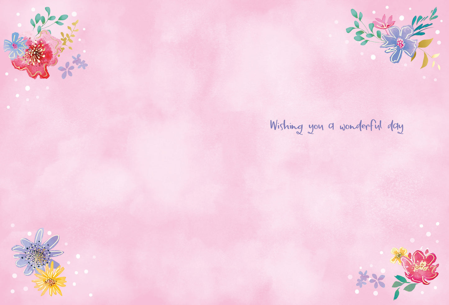 Mother's Day Card - Floral Banner