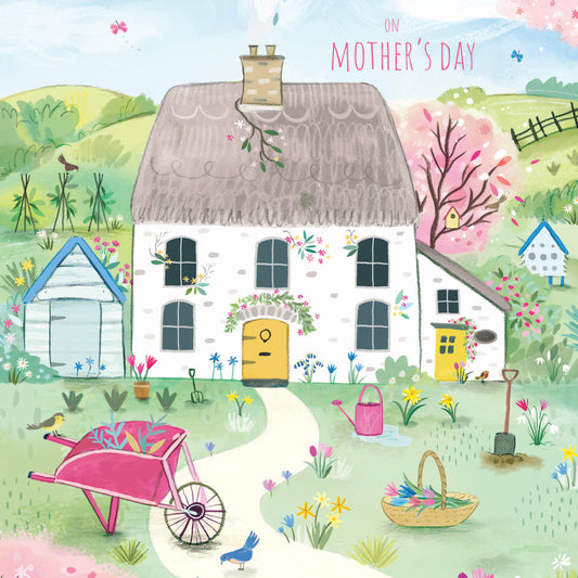 Mother's Day Card - Cottage Garden