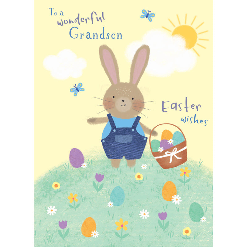 Easter Card - Grandson Bunny