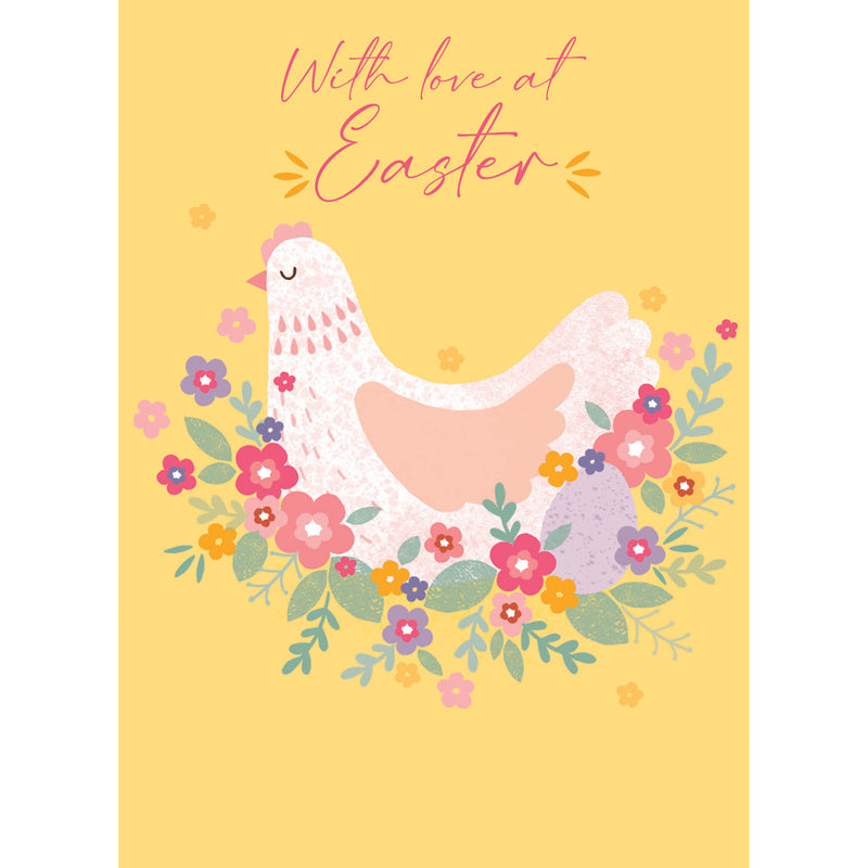 Easter Card - Hen