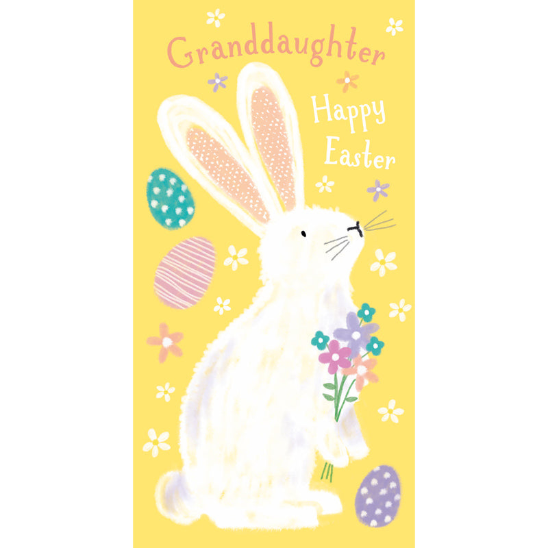 Easter Money Wallet Card - Granddaughter Rabbit