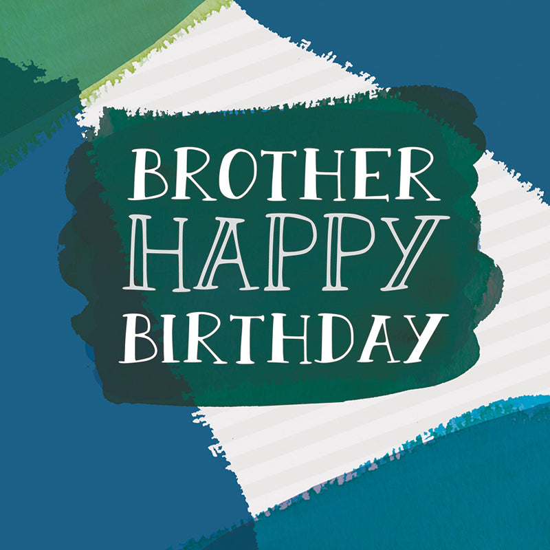 Family Circle Card - Colour Wash & Text (Brother)