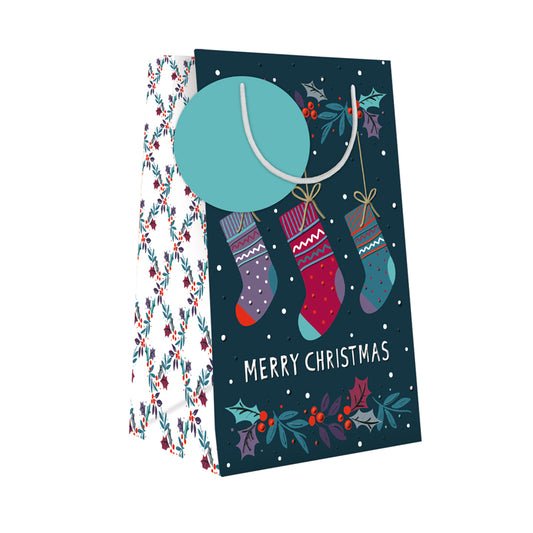 Xmas Gift Bag (Small) - Merry Christmas Stocking
