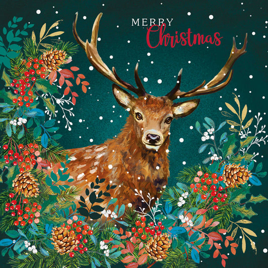 Charity Christmas Card Pack - Handsome Stag