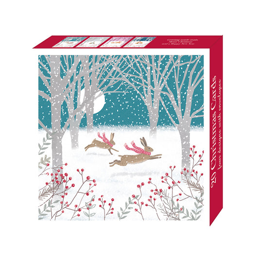 Assorted Christmas Cards - Woodland Wildlife