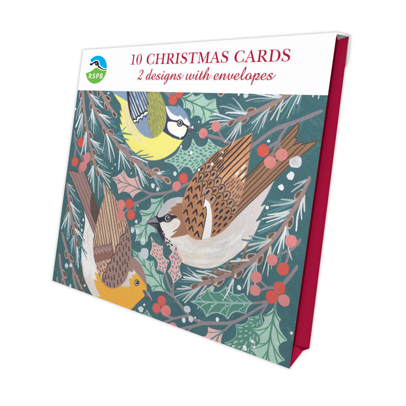 Christmas Birds - RSPB Luxury Christmas 10 Card Pack