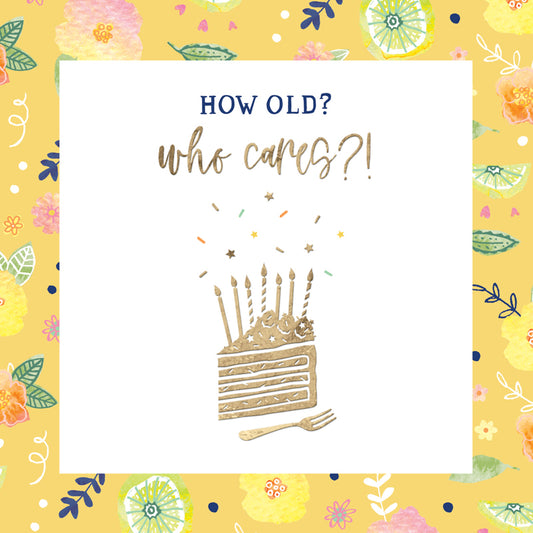 Party Spritz Card - How Old?