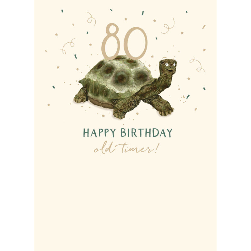 Age to Celebrate - 80 - Old Timer Tortoise