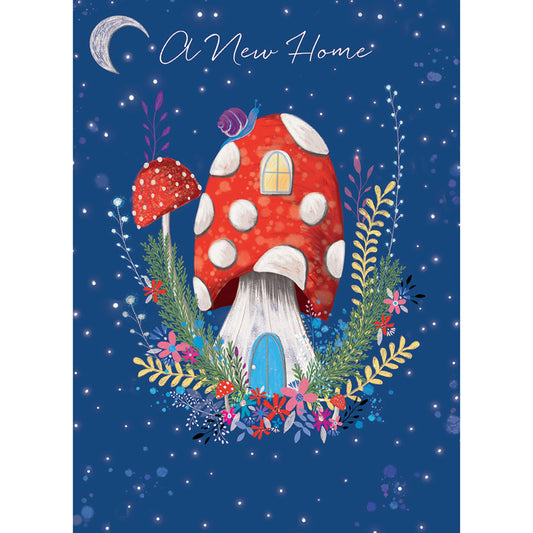 New Home Card - Toadstool House