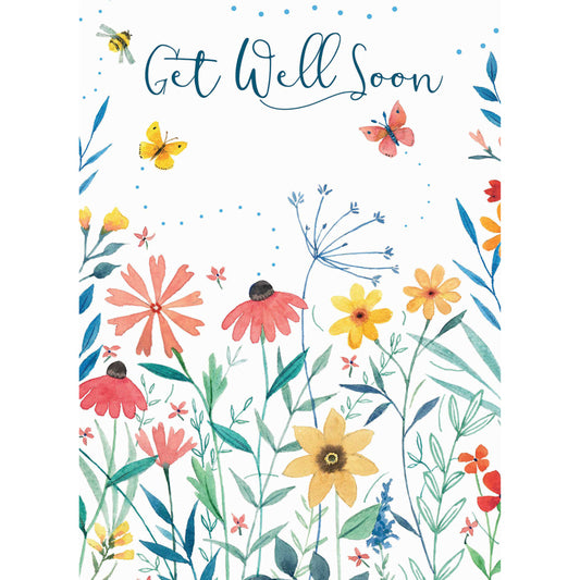 Get Well Soon Card - Get Well Flowers