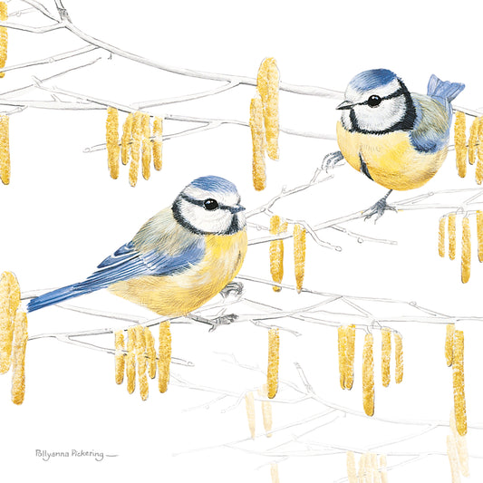 Pollyanna Pickering Countryside Card Collection - Blue Tits