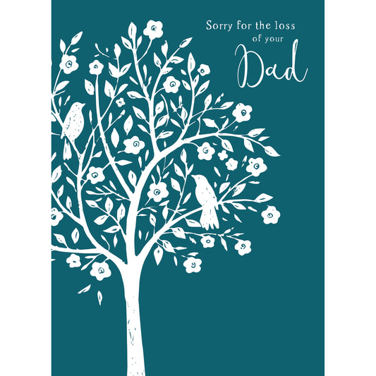 Sympathy Card - Dad Tree