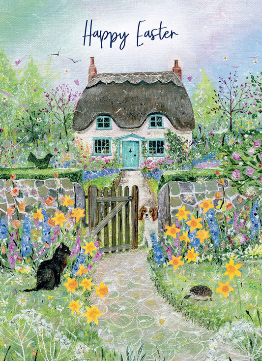 Easter Card - Easter Cottage