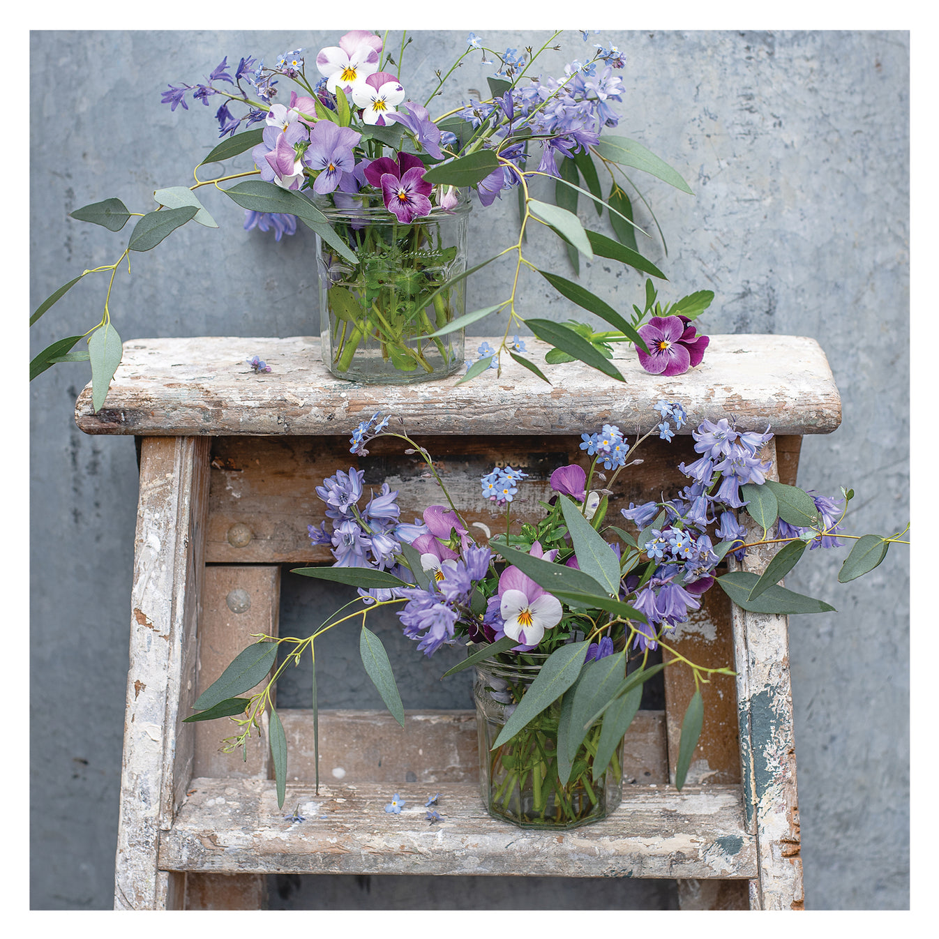 The Garden Studio Card Jam Jar Posies Otter House