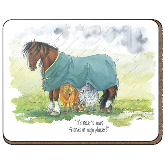 Fridge Magnet - Alison's Animals - Friends in high places