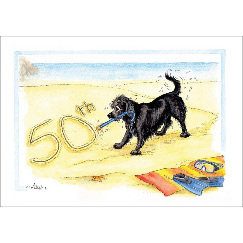 Alison's Animals Card - Happy 50th