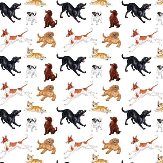 Gift Wrap - Alison's Animals - Dog (Single Sheet)