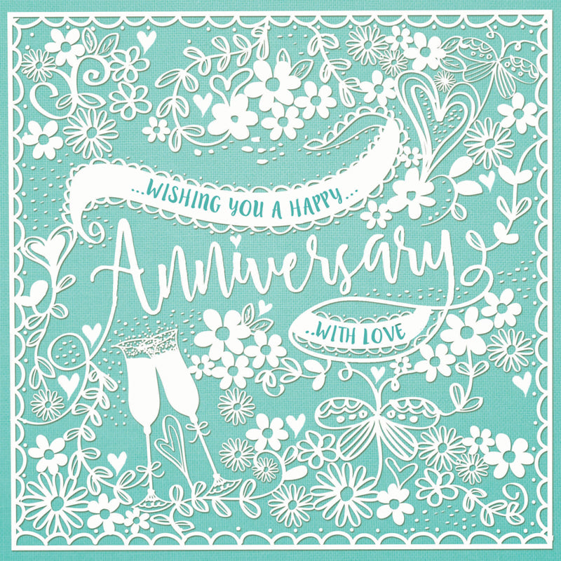 Anniversary Card - Pretty Papercut