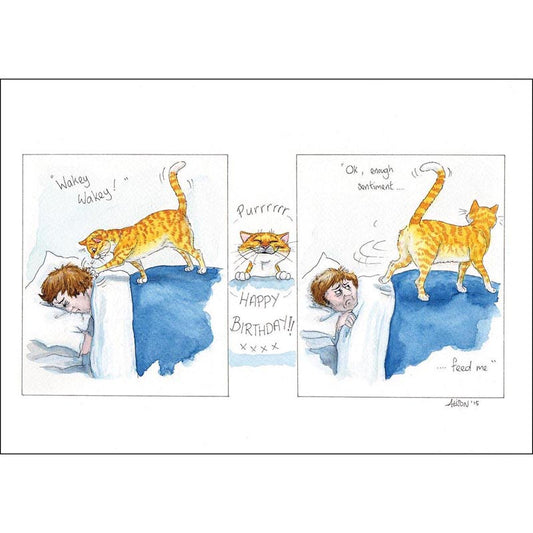 Alison's Animals Card - Wakey - Wakey