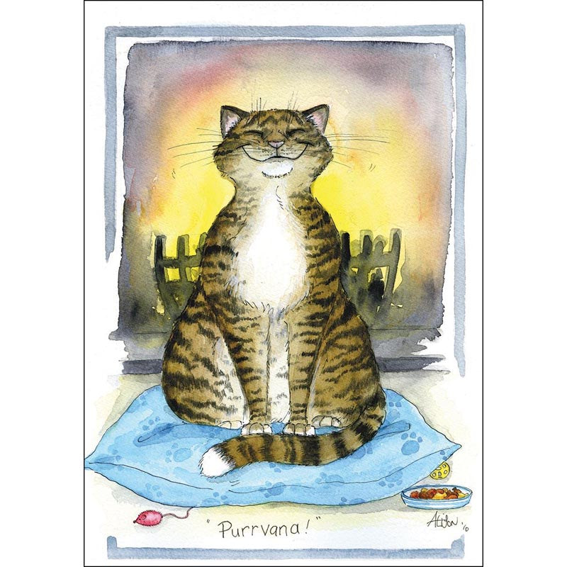 Alison's Animals Card - Purrvana!