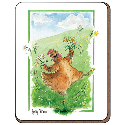 Coaster - Alison's Animals - Spring Chicken