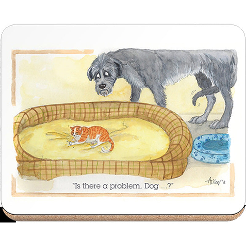 Coaster - Alison's Animals - Is there a problem, dog