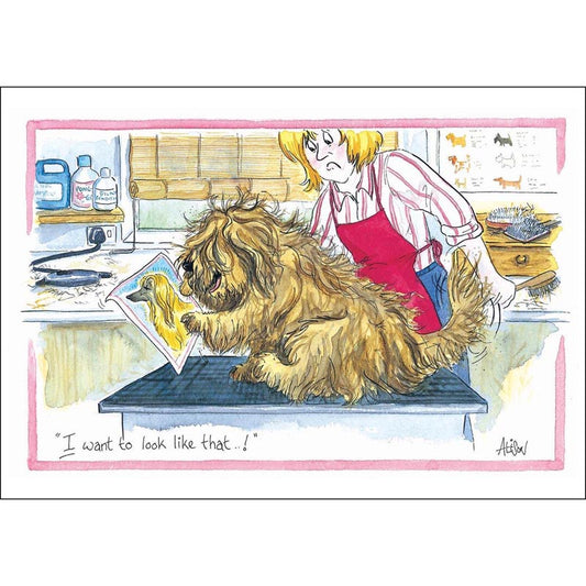Alison's Animals Card - I Want To Look Like That